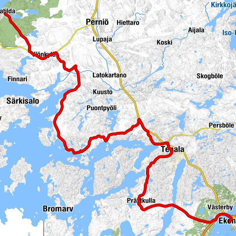 Ekenäs - Slottsbacken - Tenala - Matilda