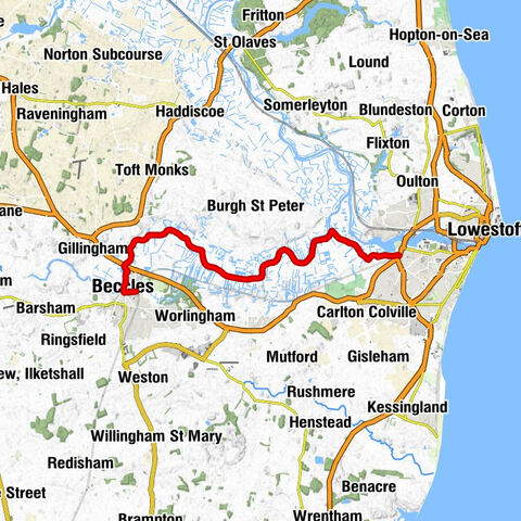Beccles - Oulton Broad South - Lowestoft