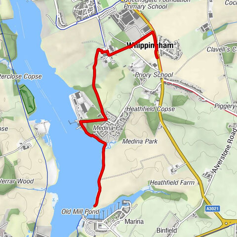 Whippingham - St Mildred's Church - Folly