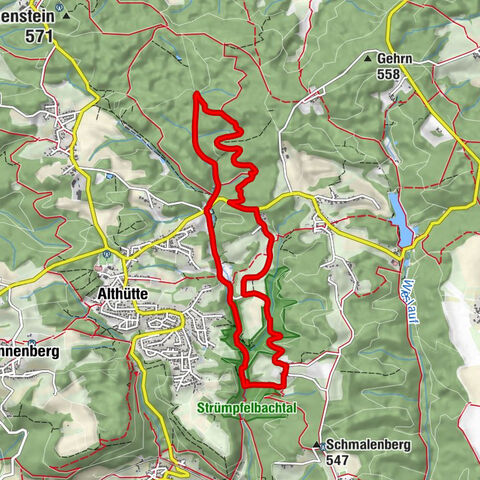 Sechselberg - Oberer Voggenhof - Strohbecks - Kreuzsägmühle