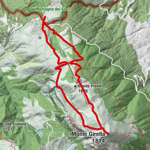 San Giacomo - Tre Caciare - Monte Girella - Centro Servizi Tre Caciare