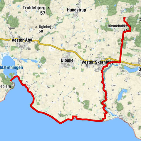 Faaborg-Midtfyn Kommune - Hestehave - Fjællebroen - Ravnebakke