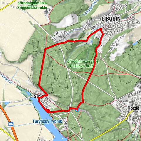 Kamenné Žehrovice - Kladno - Libušín - svatý Jiří