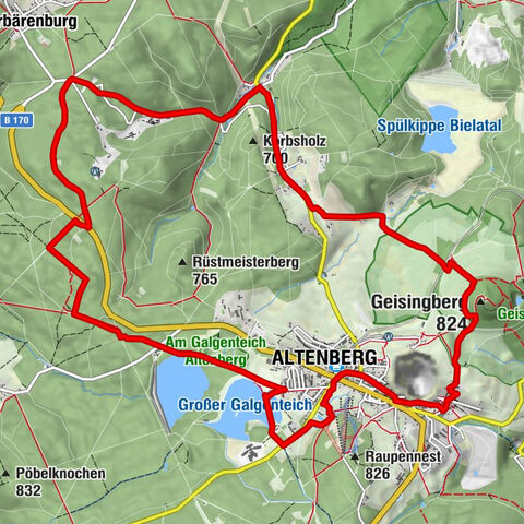 Dagtocht Kammweg 02 Rond Altenberg 14km