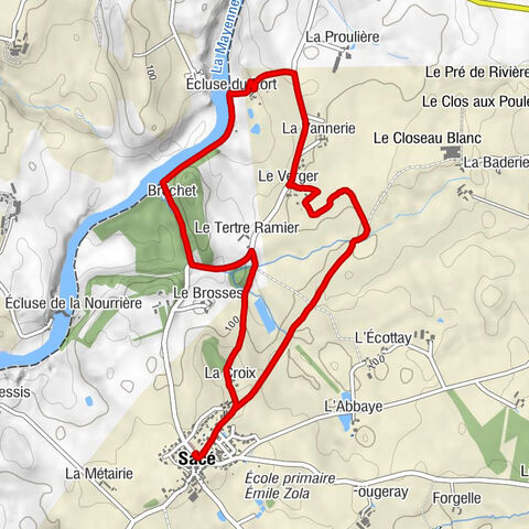 Sacé - La Croix - Le Verger - La Vannerie