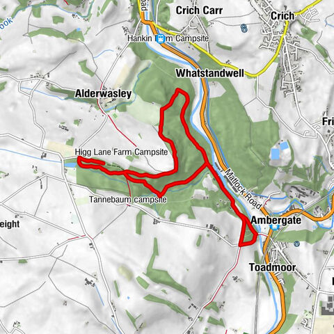 Ambergate - Toadmoor - Whatstandwell