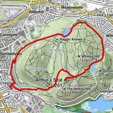 St Leonards - Edinburgh - Arthur's Seat - The Hawse