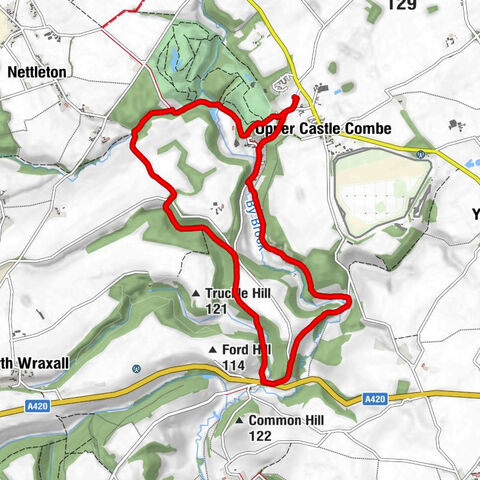 Upper Castle Combe - Castle Combe - Long Dean - Ford