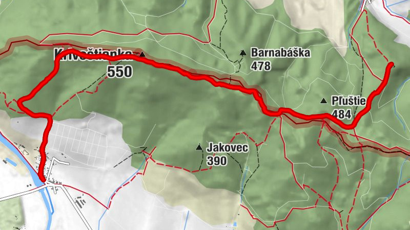 Kostol sv. Jána Nepomuckého - Krivošťany - Krivoštianka - Za hradom