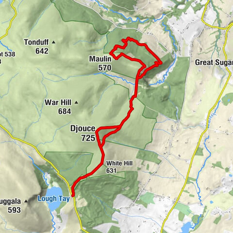 Ballinastoe - White Hill - Djouce - Maulin