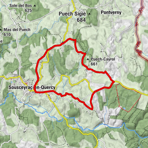 Sousceyrac-en-Quercy - Marsal - Le Champ-Grand - Lagane