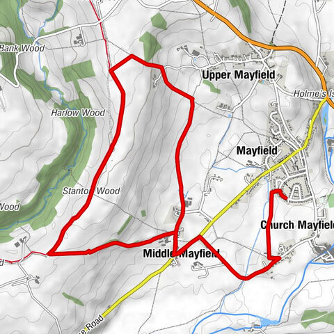 Mayfield - Church Mayfield - St John the Baptist - Upper Mayfield