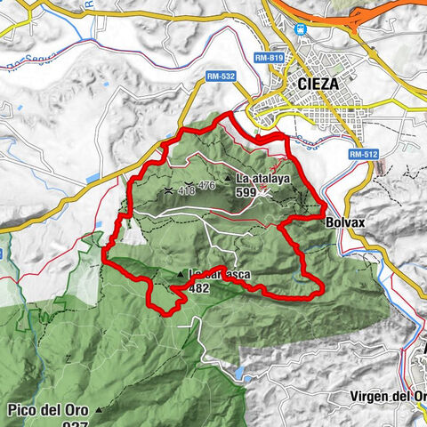 Cieza - Cañada del Malojo - Cuesta de las Cabras