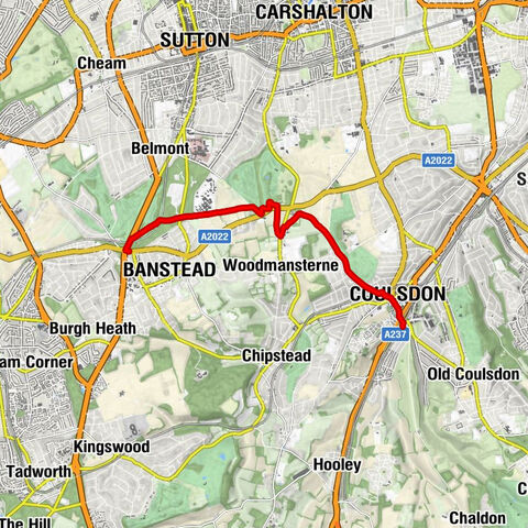 Coulsdon South - Coulsdon - Croydon - London Borough of Sutton