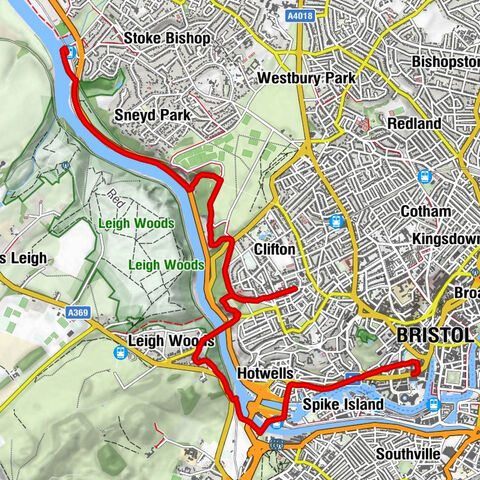 Sea Mills - Ghyston's Cave - Bristol - City Centre