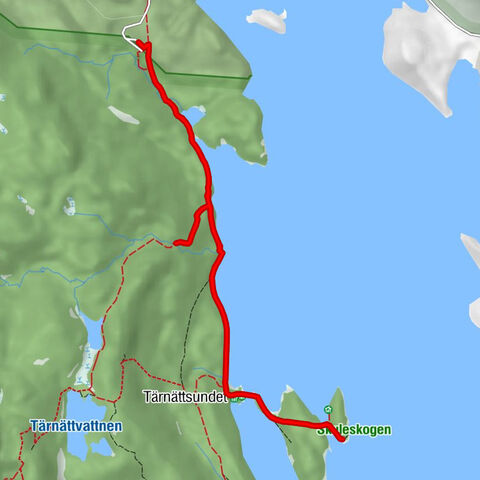 Skuleskogen Entré Nord - Tärnättsundet