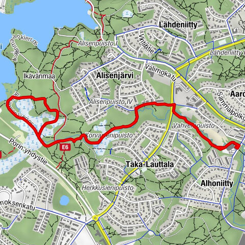 Nokia - Alisenjärvi - Alhoniitty