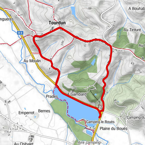 Péniche - Tourdun - Église Saint-Germier - A Gambard