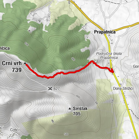 Kovačevići - Bojići - Crni vrh - Gostionica Zagora