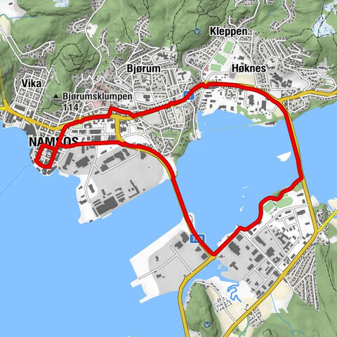 Namsos kirke - Namsos - Høkneshylla - Høknes