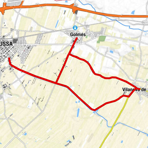 Mollerussa - Vilanova de Bellpuig - Parròquia de Sant Pere - Golmés