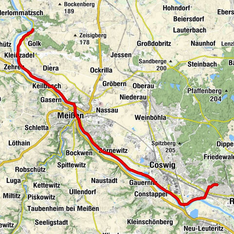 Radebeul - Skopis Elbgarten - Coswig