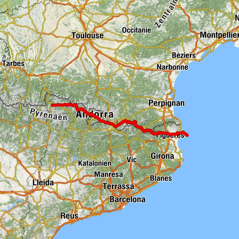 Cadaqués - Costabona - Pessons - Vielha