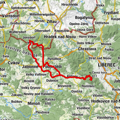 Jablonné v Podještědí - Ještěd - Kelchstein - Kelchsteinwächter