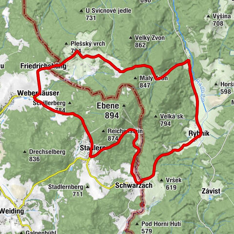 Rybnik - Hochfels - Kaplička Svaté Marie - Symbol kostela sv. Anny