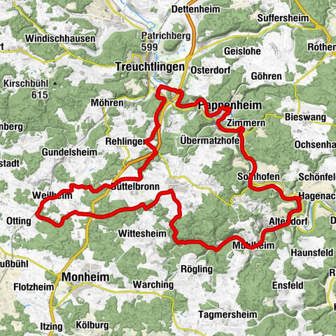 Otting-Weilheim - Pfarrkirche Johannes der Täufer - St. Augustin - Mariä Himmelfahrt