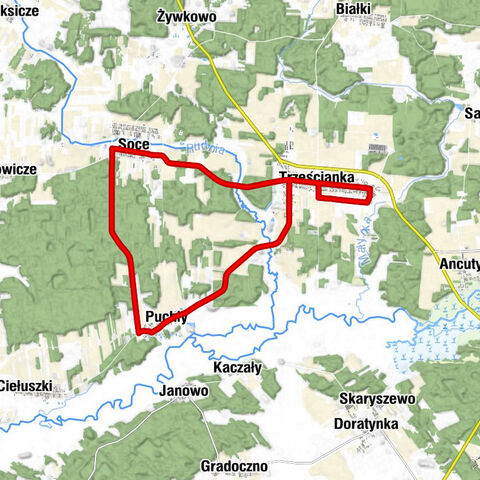 Puchły - Kaplica pw. Świętego Proroka Eliasza - Cerkiew pw. Świętego Michała Archanioła - Cerkiew pw. Opieki Matki Bożej
