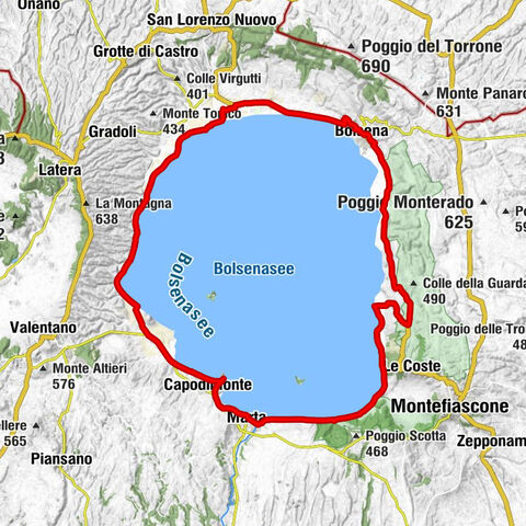 San Carlo - Trattoria de la Jolanda - Chiesa del S.S. Crocifisso - Cooperativa pescatori lago di Bracciano