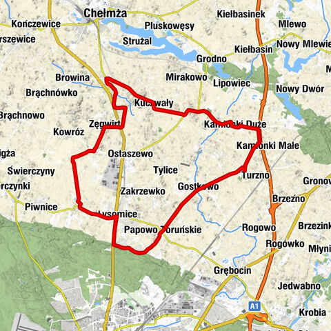 Łysomice - Kościół pw. Świętego Jana Chrzciciela - Lulkowo - Kościół pw. Wniebowzięcia Najświętszej Maryi Panny