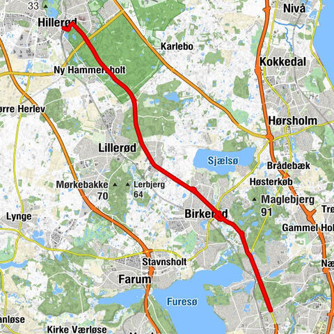Hillerød - Lillerød - Birkerød