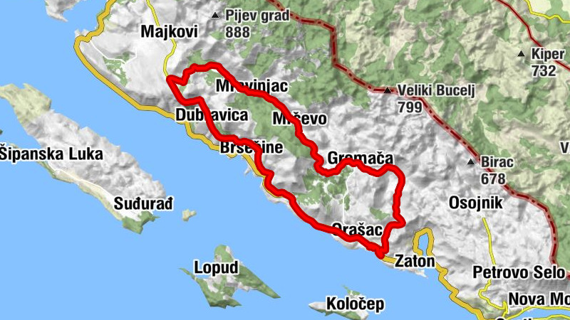 Poljice - Crkva Gospa sniježna - Ljubač - crkva svetog Vida