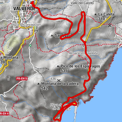 Valverde - Puerto de la Estaca - Mirador de La Estaca