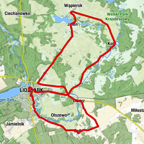 Kejbar - Lidzbark - Kościół pw. Opatrzności Bożej - Kościół pw. Świętego Wojciecha Biskupa Męczennika