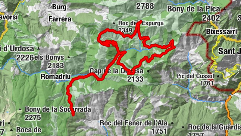 Sant Joan de l'Erm - La Basseta - Coll de Jou - la Basseta
