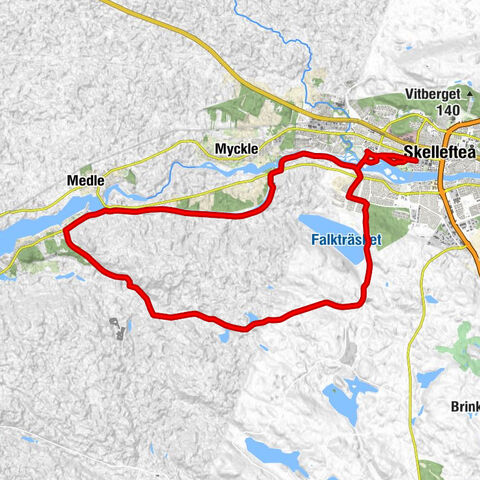 Skellefteå - Backen - Viken - Flocktjärn
