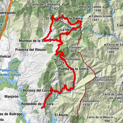 Las Matosas - Puerto de La Hiruela - Cerro Montejo - La Dehesilla