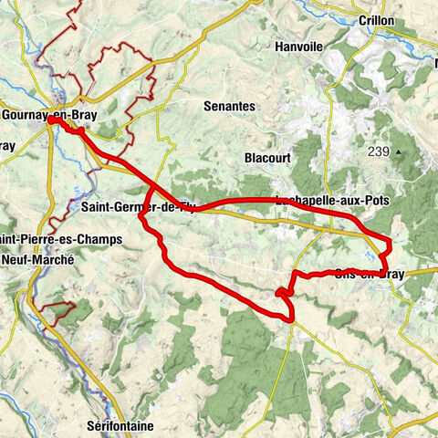 Ons-en-Bray - Église Saint-Jean-Baptiste - Église Notre-Dame - Abbatiale de Saint-Germer-de-Fly