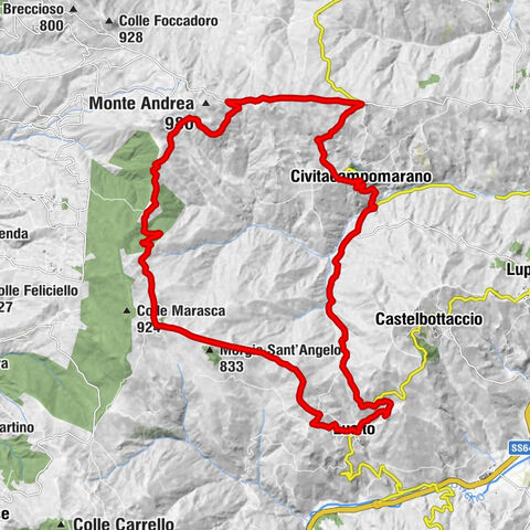 Civitacampomarano - Crocella di Civitacampomarano - Morgia Giannillo - Lucito