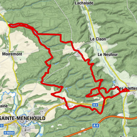 Les Islettes - Aux berges de la Biesme - Église de l'Invention-de-Saint-Étienne