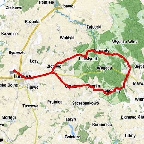 Kaplica pw. Świętego Jerzego - Kościół pw. Świętej Barbary - Lubawa