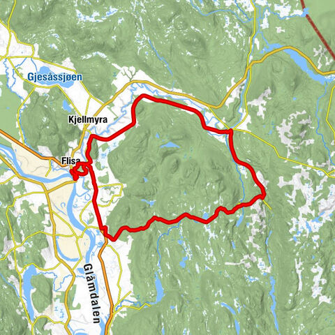 Flobergsjordet - Børke - Høgbakken - Arneberg