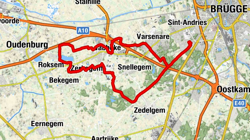 Sint-Andries - Mariagrot Onze-Lieve-Vrouw van het veld - De Velddreef - Sint-Blasiuskerk