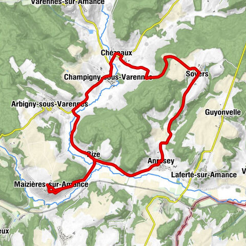 Maizières-sur-Amance - Église Saint-Valbert - Église Sainte-Madeleine - Église de l'Immaculée-Conception