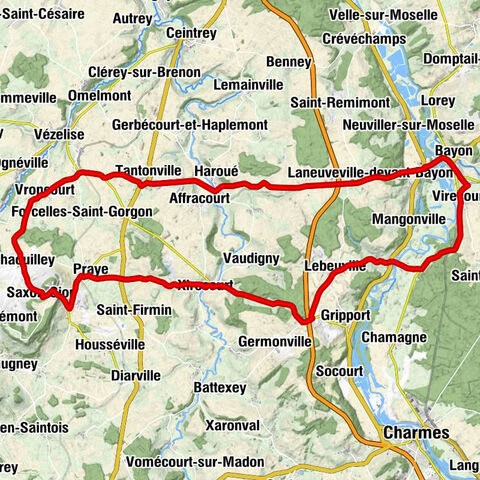 Virecourt - Église Saint-Martin - Église Sainte-Manne - Bayon