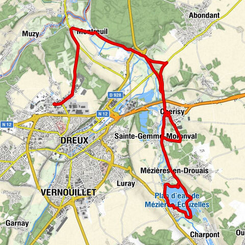 Dreux - Église Saint-Pierre - Chapelle Notre-Dame-des-Sept-Joies - Église Saint-Pierre de Cherisy