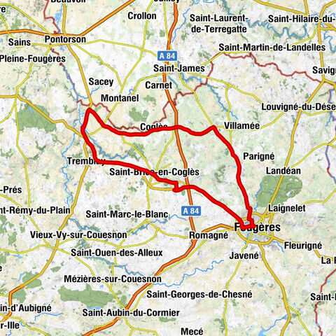 La Houasserie - Église Saint-Brice - Église Saint-Jean-Baptiste - Saint-Brice-en-Coglès